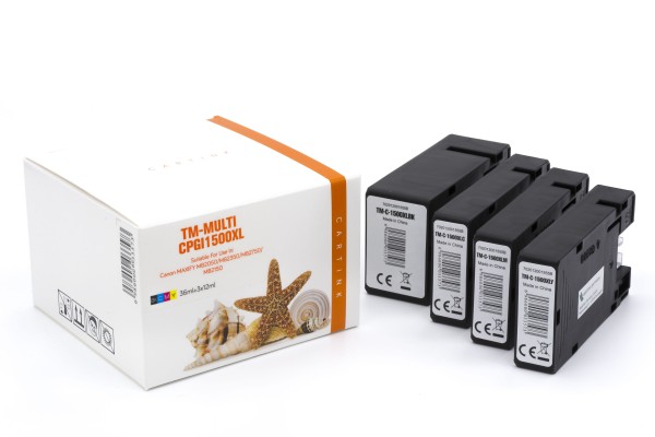 Multipack PGI1500XL alternativ Tinte Canon / 9182B004 / BK36ml / C,M,Y12ml