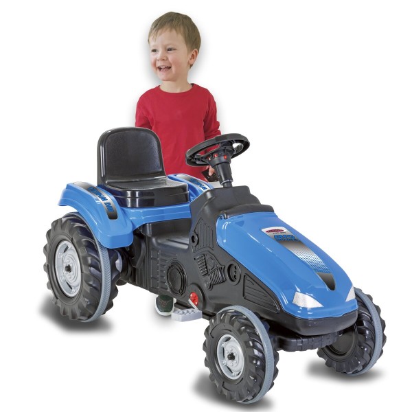 Trettraktor Big Wheel blau