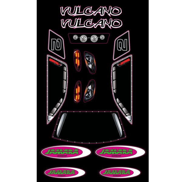 Dekorbogen Vulcano