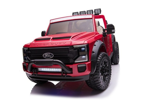 Elektro-Kinderfahrzeug Ford Super Duty - rot