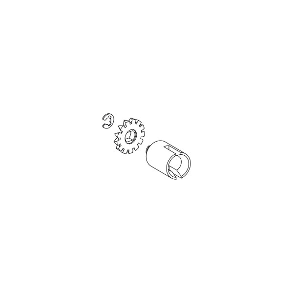 Kegelzahnrad B diff VE2 Vo-Mj-Ti-Ho-In-LQ-CC inkl. Knochenpfanne + E-Ring