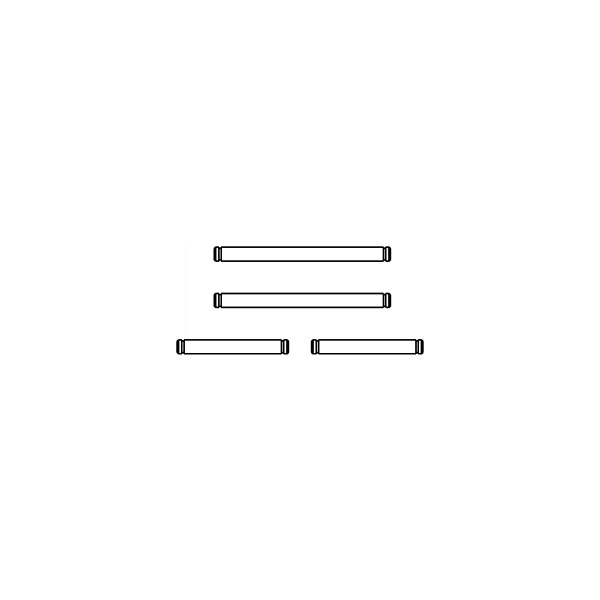 Querlenkerstift VE4 Lightray General Set 2 x lang 2 x kurz