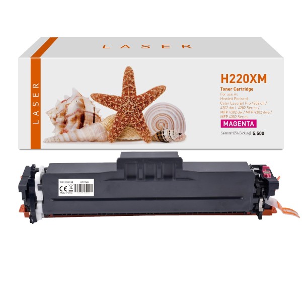 220XM alternativ Toner magenta HP / W2203X / 5.500 Seiten
