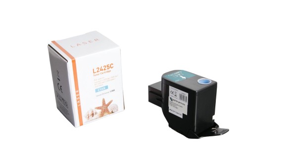 Lexmark C2320C0 / C2425C kompatibel, Tonerkartusche cyan, 1.000 Seiten