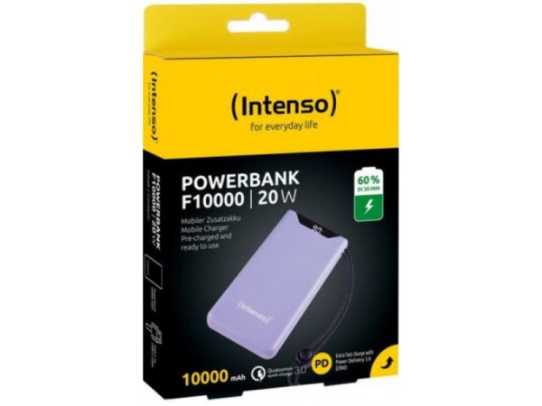 Intenso Powerbank F10000 10000mAh Lila (7332033) - 20W