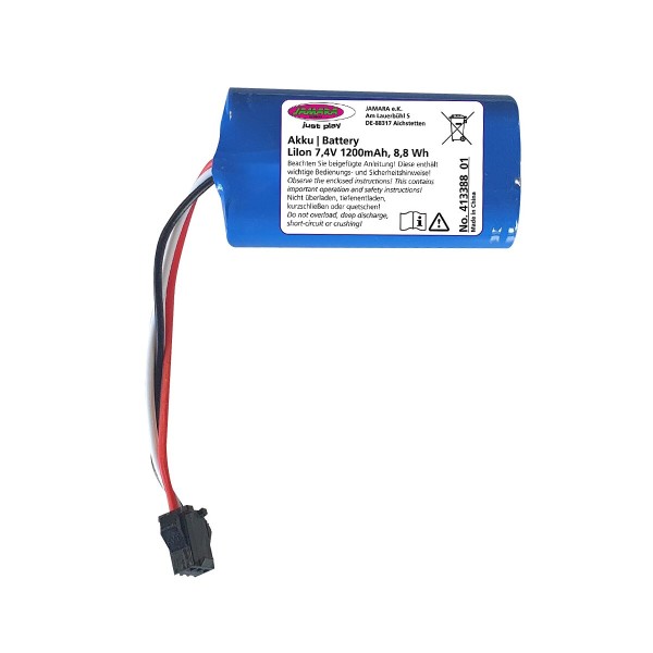 Akku Bagger Volvo EC160E / Radlader Volvo Metal Li-Ion 7,4V 1200mAh 8,88Wh