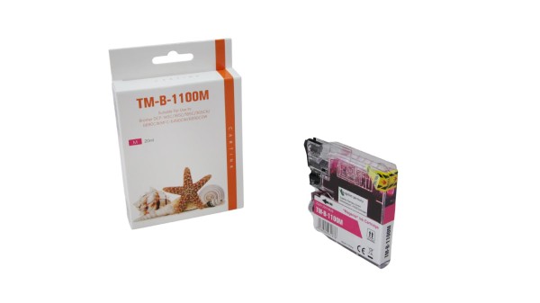 Brother LC-980 M / LC980/1100M kompatibel, Tintenpatrone magenta, 20ml