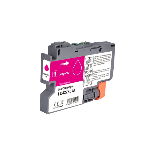 Brother LC-427 XL M / LC427XLM kompatibel, Tintenpatrone magenta, 1500 Seiten