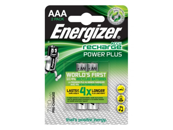 Energizer Akku Recharge AAA HR03 Micro 700mAh 2St. E300626500