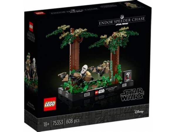 LEGO Star Wars - Verfolgungsjagd auf Endor - Diorama (75353)