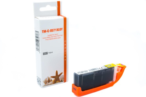 CLI571G alternativ Tinte Grey Canon / 0389C001 / 11,6ml / mit Chip