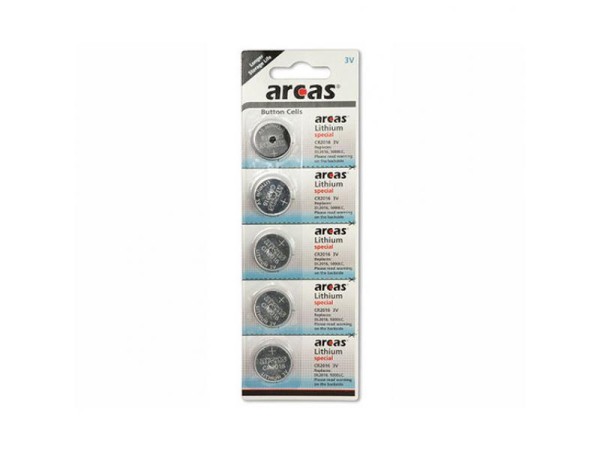 Batterie ARCAS Lithium CR2016 (5 St.)