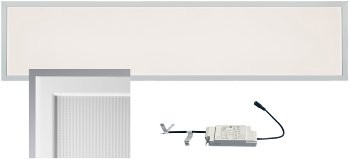 LED Licht-Panel "CTP-120 Office" warm - 30x120cm, 3000K, 40W, 3750lm, UGR16