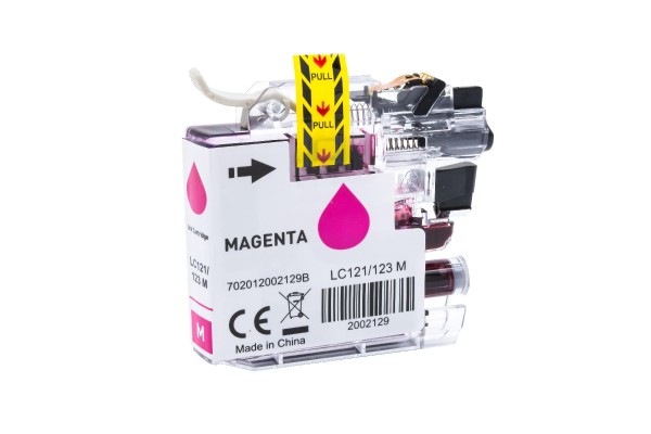 Brother LC-125 XL M / LC121/123XLM kompatibel, Tintenpatrone magenta, 10ml