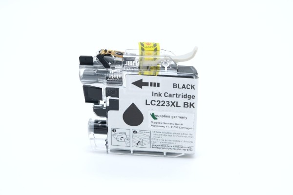 LC223XLBK alternativ Tinte black Brother / LC223BK / 14,6ml