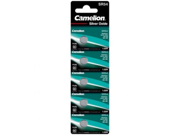 Batterie Camelion SR54 Silber Oxid (5 Stück)