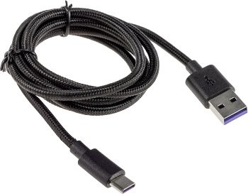 USB-Kabel USB-A auf USB-C 1,0m - Stecker/Stecker, 5-12V, max 36W / 3A