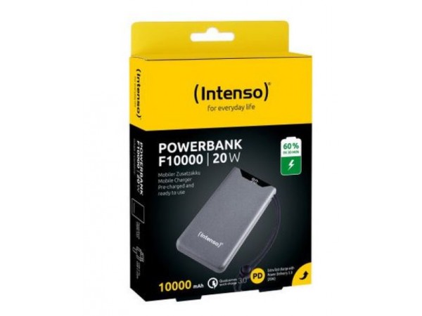 Intenso Powerbank F10000 10000mAh Grau (7332034) - 20W