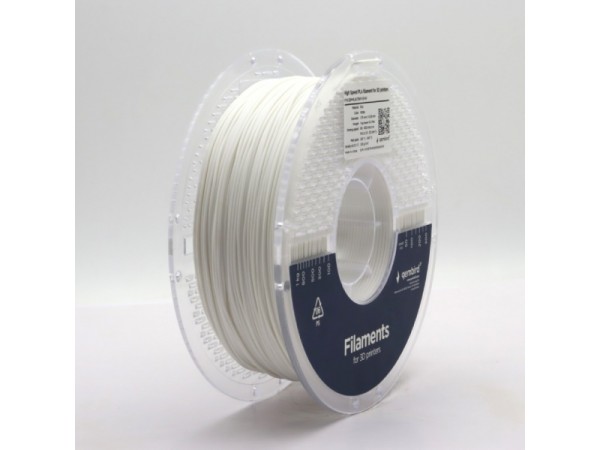 Gembird High Speed PLA Filament 1.75mm 1kg Weiß - 3DP-PLA1.75HY-01-W