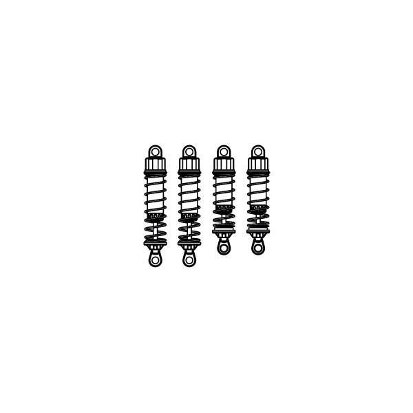Stossdämpfer VE4 Lightray- General vorne und hinten 2 x lang 2 x kurz Splinter-Lextron