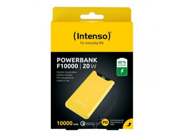 Intenso Powerbank F10000 10000mAh Gelb (7332039) - 20W