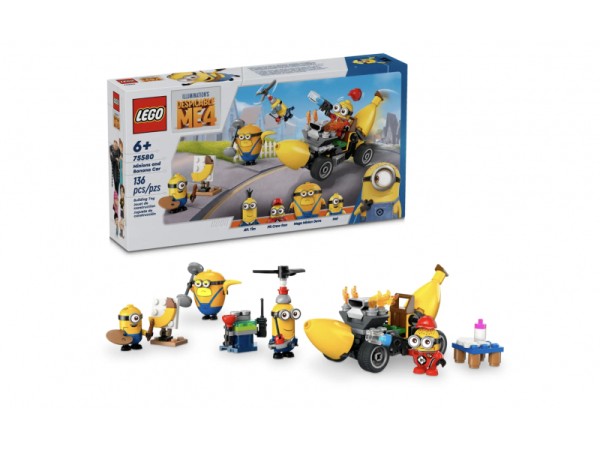 LEGO - Minions und das Bananen Auto (75580)
