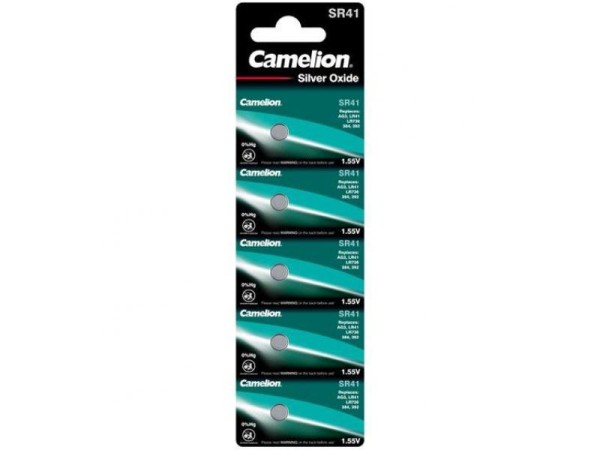 Batterie Camelion SR41 Silber Oxid (5 Stück)