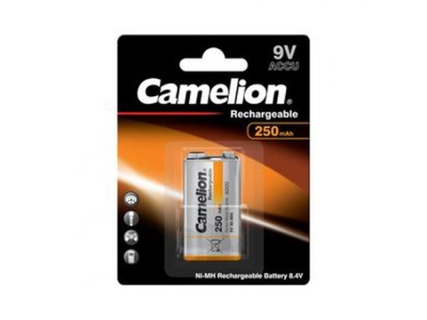 Akku Camelion 9V Block 250mAH (1 St.)