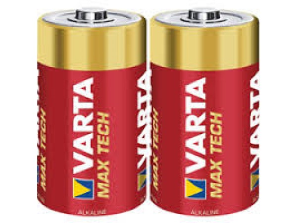 Varta Batterie Alkaline, Mono, D, LR20, 1.5V - Longlife Max Power (2-Pack)