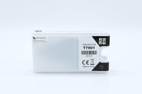 Epson C 13 T 79014010 / T7901 kompatibel, Tintenpatrone schwarz, Supplies Germany