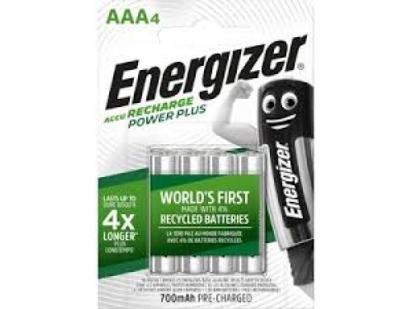 Energizer Akku Recharge AAA HR03 Micro 700mAh 4St. E300626600
