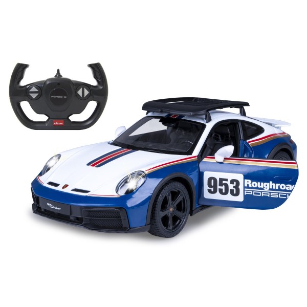 Porsche 911 Dakar Performance 1:14 blau 2,4GHz Tür manuell