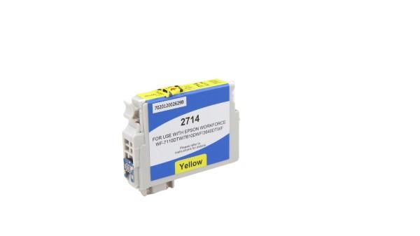 Epson C 13 T 27044010 / T2704 kompatibel, Tintenpatrone gelb, 14ml