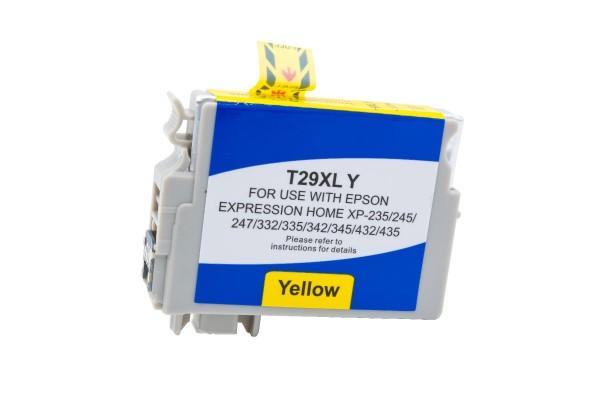 Epson C 13 T 29944010 / T29XLY kompatibel, Tintenpatrone gelb, 9,6ml