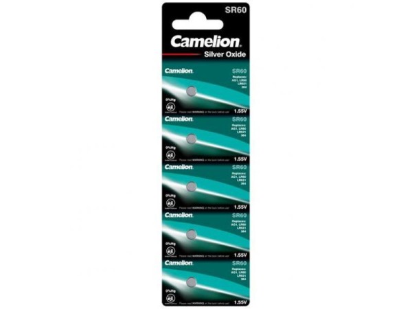 Batterie Camelion SR60 Silber Oxid ( 5 Stück)