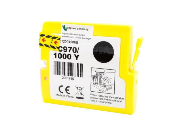 Brother LC-1000 Y / LC970/1000Y kompatibel, Tintenpatrone gelb, 15ml