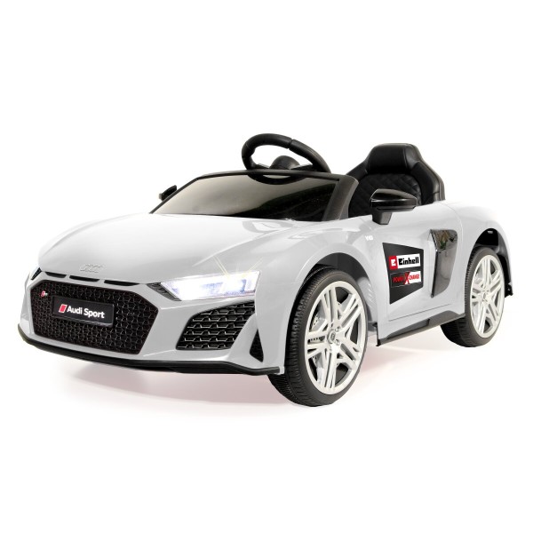 Elektro-Kinderfahrzeug Audi R8 Spyder weiß 18V Einhell Power X-Change