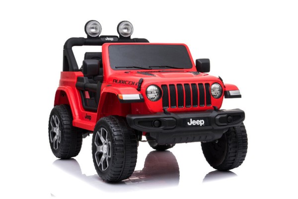 Elektro-Kinderfahrzeug Jeep Wrangler Rubicon -rot